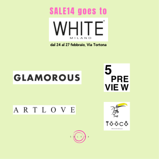 SALE14 GOES TO WHITE SHOW MILANO